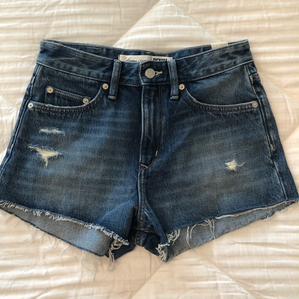 Lovers + Friends cut off shorts